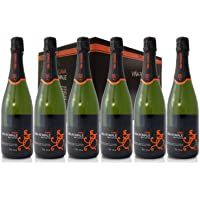 VIÑA ROMALE – Caja Regalo de 6 botellas de Viña Romale Cava Brut Nature Extremeño de Almendralejo (D.O CAVA). Caja de 6…